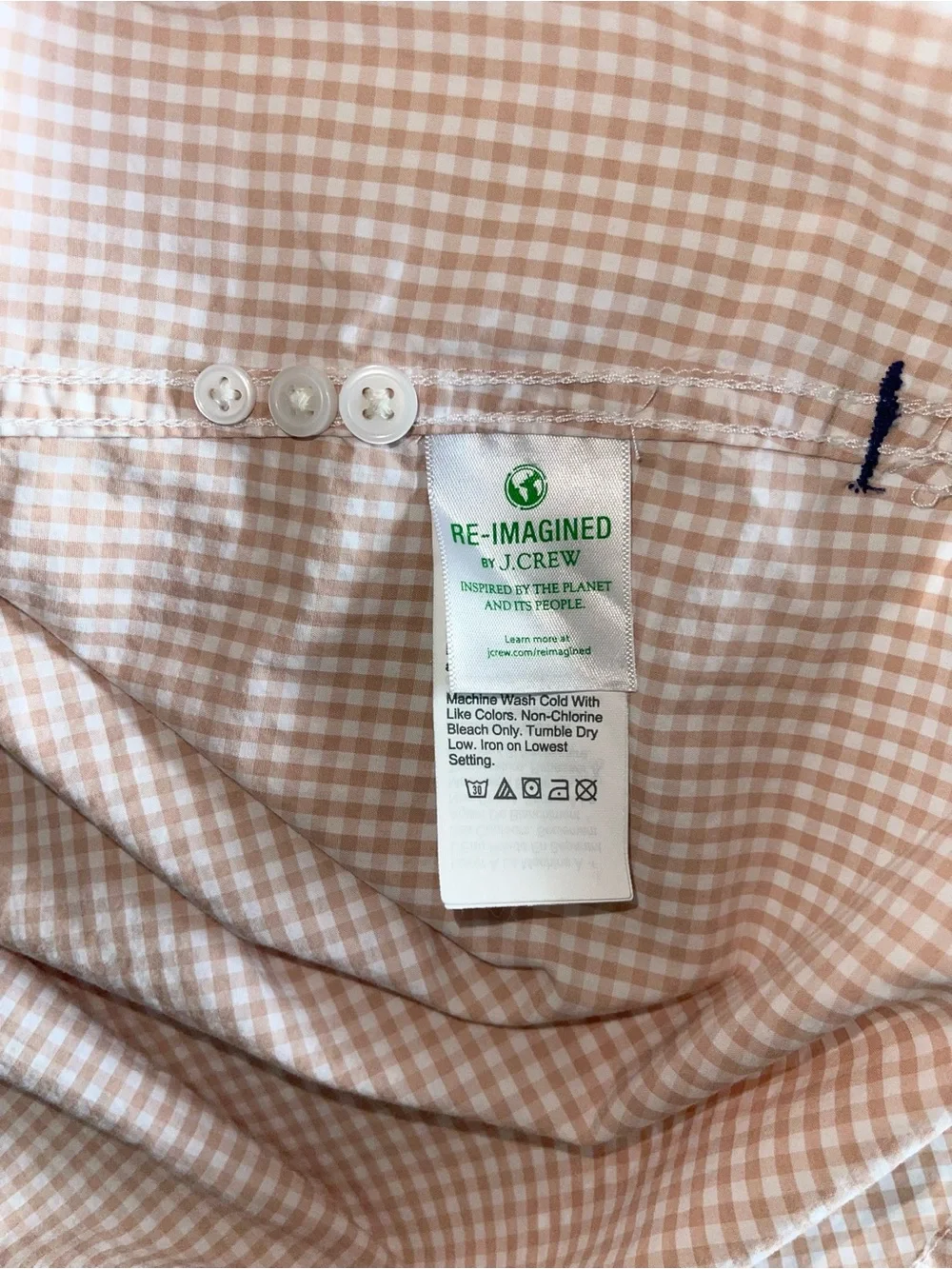 J. Crew Women Relaxed Mini Gingham Button-Down Shirt